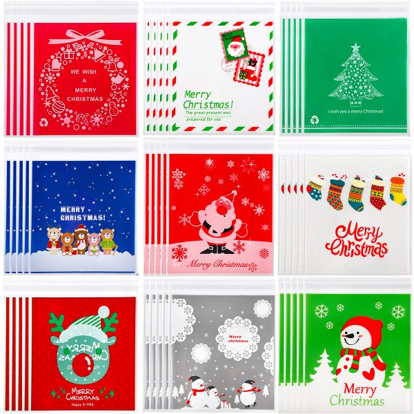 400 Christmas Candy Ziplock Bags (4 Styles) - Image 9