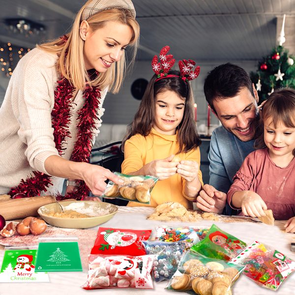 400 Christmas Candy Ziplock Bags (4 Styles) - Image 8