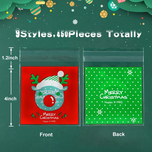 400 Christmas Candy Ziplock Bags (4 Styles) - Image 7