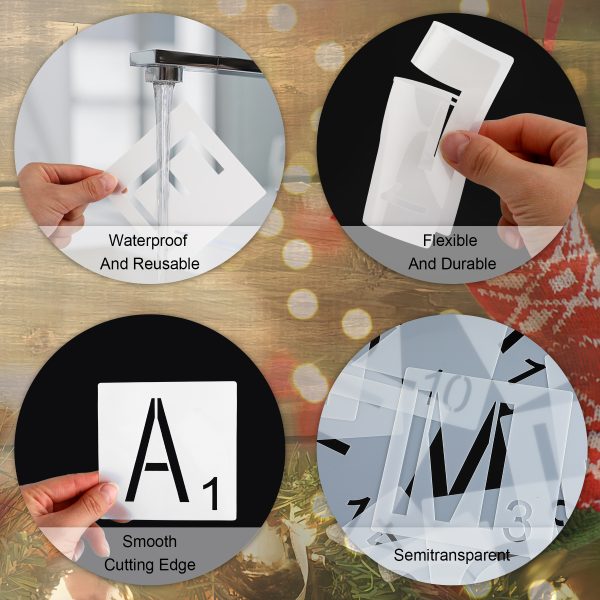 26-piece English alphabet set + 3 paintbrushes - Image 3